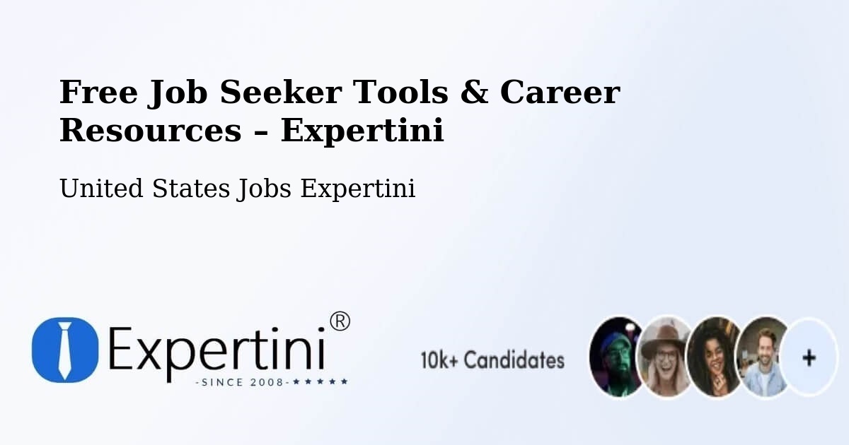 Free Job Seeker Tools & Career Resources – Anderson - Anderson, United States Jobs Expertini